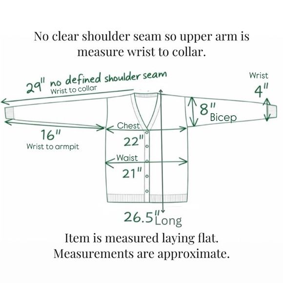 Vintage Cream Floral Embroidered Cable Knit Cardigan | One Size | Hand-Made - Picture 12 of 12